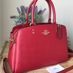 Red COACH purse